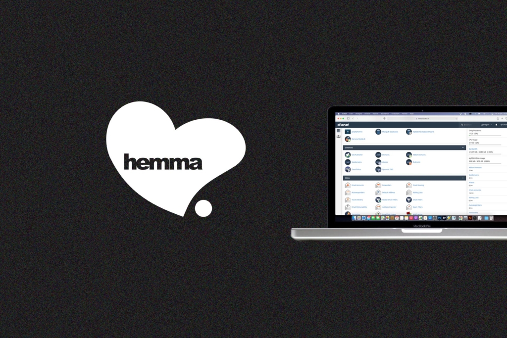 Hemma - hemsida 795 kr per månad